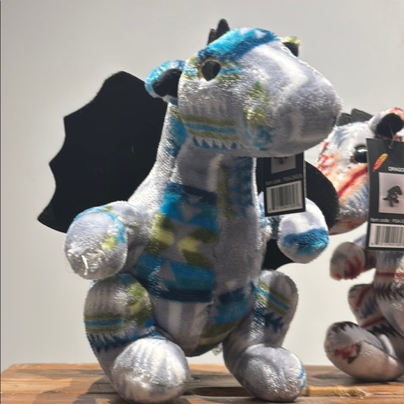 Black and Blue Stuffed Animal Plush Toy - Picture 10 of 11